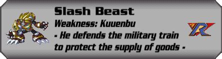 slash beast weakness|Zero's Bosses .